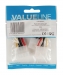 Interne Stroomkabel Molex Male - 2x Molex Female 0.15 m