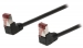 CAT6 S/FTP Netwerkkabel RJ45 (8/8) Male - RJ45 (8/8) Male 0.50 m Zwart