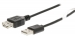 VLCT60010B30 USB 2.0 Verlengkabel USB A Male - USB A Female 3.00 m Zwart