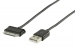 Data en Oplaadkabel Samsung 30-Pins Male - A Male 1.00 m Zwart