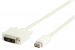 Mini DVI Kabel Mini-DVI Male - DVI-D 24+1-Pins Male 2.00 m Wit