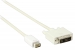 Mini DVI Kabel Mini-DVI Male - DVI-D 24+1-Pins Male 2.00 m Wit