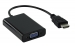 High Speed HDMI Kabel HDMI-Connector - VGA Female 15-Pins 0.20 m Zwart