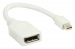 Mini DisplayPort Kabel Male naar Displayport 0.20 m Wit