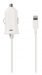 VLMP39891W10 Autolader 2.1 A Apple Lightning Wit