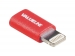 Lightning-Adapter Apple Lightning - USB Micro-B Female Rood