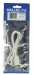 USB 2.0 Kabel USB A Male - Micro-B Male Plat 1.00 m Wit