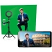 PO9560020 VLOGGING KIT GROOT COMPLEET MET GREEN SCREEN