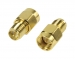 SMA-Adapter RP SMA Male naar SMA Male Goud