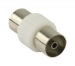 Coax-Adapter Coax Female (IEC) - Coax Female (IEC) Wit