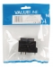 SCART-Adapter Schakelbaar SCART Male - S-Video Female + 3x RCA Female Zwart