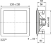 VS-DL18/2SQ DL 18/2 SQ - 8 Ohm/100 V - 2-weg plafond- en inbouwluidspreker