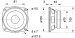 FR 10 - 8 Ohm - 10 cm (4") fullrange luidspreker
