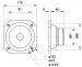 Full-range luidspreker zoutwaterbestendige 10 cm (4") 8 Ohm wit