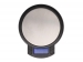 DIGITALE MINI PRECISIEWEEGSCHAAL - ROND - 500 g / 0.1 g - MET UITSCHUIFBAAR LCD-DISPLAY