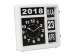 WANDKLOK MET FLIPOVER KALENDER - 31 x 31 cm - NEDERLANDS