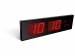 WANDKLOK MET LED-DISPLAY - 83 x 23 x 4 cm