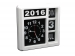 FLIPOVER SENIOREN WANDKLOK MET KALENDER - 31 x 31 cm - NEDERLANDS