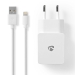 Wandoplader | 2,4 A | Losse Lightning kabel | Apple MFi gecertificeerd | Wit
