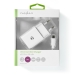 Wandlader | 2,1 A | losse kabel | Micro-USB | wit