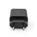 Oplader | 1x 2.4 A | Outputs: 1 | USB-A | Geen Kabel Inbegrepen | Maximaal Uitgangsvermogen: 12 W | Single Voltage Output