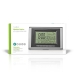 Weerstation | Binnen & Buiten | Inclusief draadloze weersensor | Weersvoorspelling | Tijdweergave | LCD met Achtergrondverlichting | Wekkerfunctie