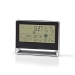 Weerstation | Binnen & Buiten | Inclusief draadloze weersensor | Weersvoorspelling | Barometer | Tijdweergave | Verlicht LCD-Scherm | Wekkerfunctie