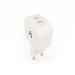 Oplader | 45 W | GaN | PD3.0 | Snellaad functie | 2.25 / 3.0 A | Outputs: 2 | 2x USB-C™ | Automatische Voltage Selectie | Wit