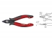 WH27391 Wiha Zijkniptang Electronic brede, spitse kop zonder facet (27391) 138 mm
