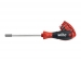 WH33007 Wiha Schroevendraaier met bitmagazijn magnetisch assorti met 8 bits, 1/4" in blister (33007)
