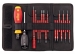 WH36791 Wiha Momentschroevendraaierset TorqueVario®-S electric assorti 18-delig, variabel instelbare momentbegrenzing in etui (36791) 0,8-5,0 Nm