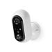 SmartLife Camera voor Buiten | Wi-Fi | Full HD 1080p | IP65 | Max. batterijduur: 4 Maanden | Cloud Opslag (optioneel) / microSD (niet inbegrepen) | 5 V DC | Met bewegingssensor | Nachtzicht | Wit