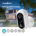 SmartLife Camera voor Buiten | Wi-Fi | Full HD 1080p | IP65 | Max. batterijduur: 4 Maanden | Cloud Opslag (optioneel) / microSD (niet inbegrepen) | 5 V DC | Met bewegingssensor | Nachtzicht | Wit