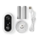 SmartLife Camera voor Buiten | Wi-Fi | Full HD 1080p | IP65 | Max. batterijduur: 4 Maanden | Cloud Opslag (optioneel) / microSD (niet inbegrepen) | 5 V DC | Met bewegingssensor | Nachtzicht | Wit