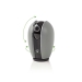 SmartLife Camera voor Binnen | Wi-Fi | Full HD 1080p | Pan tilt | Cloud Opslag (optioneel) / microSD (niet inbegrepen) | Met bewegingssensor | Nachtzicht | Donkergrijs / Wit