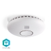 SmartLife Rookmelder | Wi-Fi | Warmtesensor | Batterij Gevoed | Levenscyclus sensor: 10 Jaar | EN 14604 | Max. batterijduur: 24 Maanden | 85 dB | Wit | 1 Stuks
