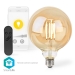 SmartLife LED Filamentlamp | Wi-Fi | E27 | 806 lm | 7 W | Warm Wit | 1800 - 3000 K | Glas | Android™ / IOS | Globe | 1 Stuks