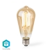WIFILRF10ST64 SmartLife LED Filamentlamp | Wi-Fi | E27 | 806 lm | 7 W | Warm Wit | 1800 - 3000 K | Glas | Android™ / IOS | ST64 | 1 Stuks