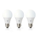 SmartLife LED Bulb | Wi-Fi | E27 | 806 lm | 9 W | Warm tot Koel Wit | 2700 - 6500 K | Android™ / IOS | Peer | 3 Stuks