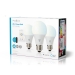 SmartLife LED Bulb | Wi-Fi | E27 | 806 lm | 9 W | Warm tot Koel Wit | 2700 - 6500 K | Android™ / IOS | Peer | 3 Stuks