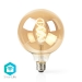 WIFILT10GDG125 SmartLife LED Filamentlamp | Wi-Fi | E27 | 350 lm | 5.5 W | Koel Wit / Warm Wit | 1800 - 6500 K | Glas | Android™ / IOS | G125