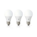 Wi-Fi smart LED-lampen | Warm- tot Koud-Wit | E27 | 3-Pack
