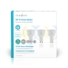 Wi-Fi smart LED-lampen | Warm- tot Koud-Wit | GU10 | 3-Pack