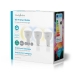 Wi-Fi smart LED-lampen | Warm- tot Koud-Wit | GU10 | 3-Pack