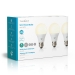 Wi-Fi Smart LED-Lamp | Warm Wit | E27 | 3-Pack