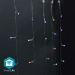 SmartLife-kerstverlichting | Gordijn | Wi-Fi | RGB | 180 LED's | 3 m | Android™ / IOS