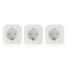 Wi-Fi Smartlife-Stopcontact 3 stuks | Schuko Type-F | 10 A