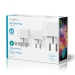 Wi-Fi Smartlife-Stopcontact 3 stuks | Schuko Type-F | 10 A