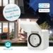 SmartLife Slimme Stekker | Wi-Fi | IP44 | 3680 W | Randaarde stekker | -25 - 55 °C | Android™ / IOS | Grijs / Wit | 1 Stuks