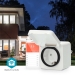 SmartLife Slimme Stekker | Wi-Fi | IP44 | 3680 W | Randaarde stekker | -25 - 55 °C | Android™ / IOS | Grijs / Wit | 1 Stuks